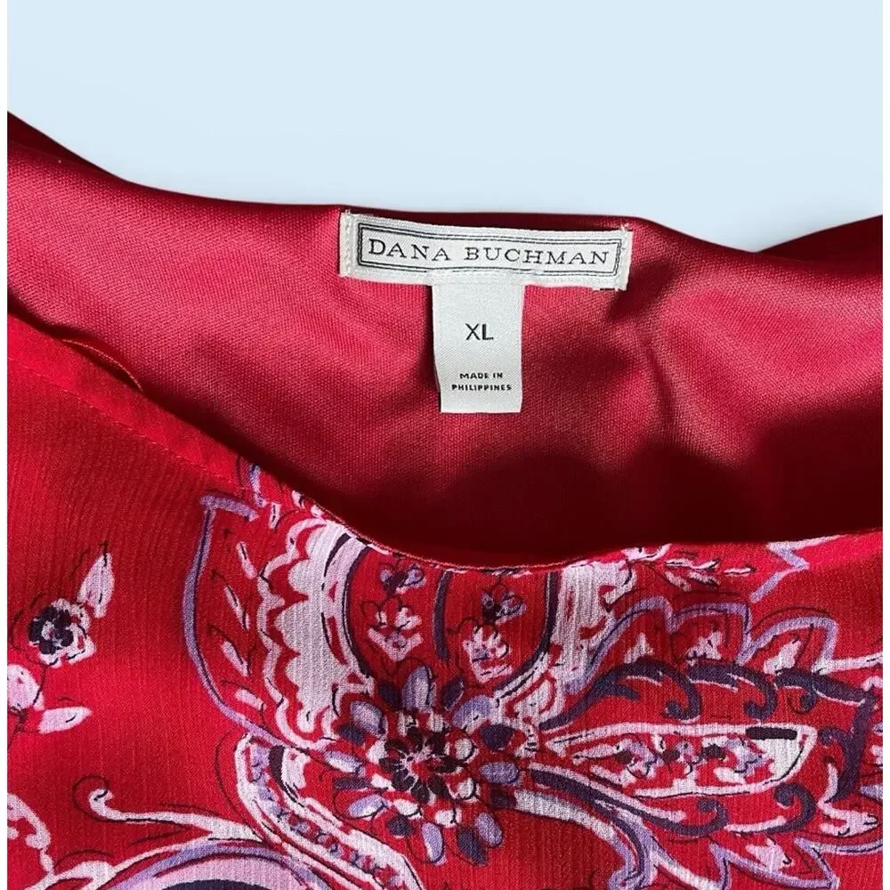 3 Pcs.Summer Capsule Outfits White Capri Pants, Blue Red Tunic Tops Plus 16W 1X - Picture 9 of 15